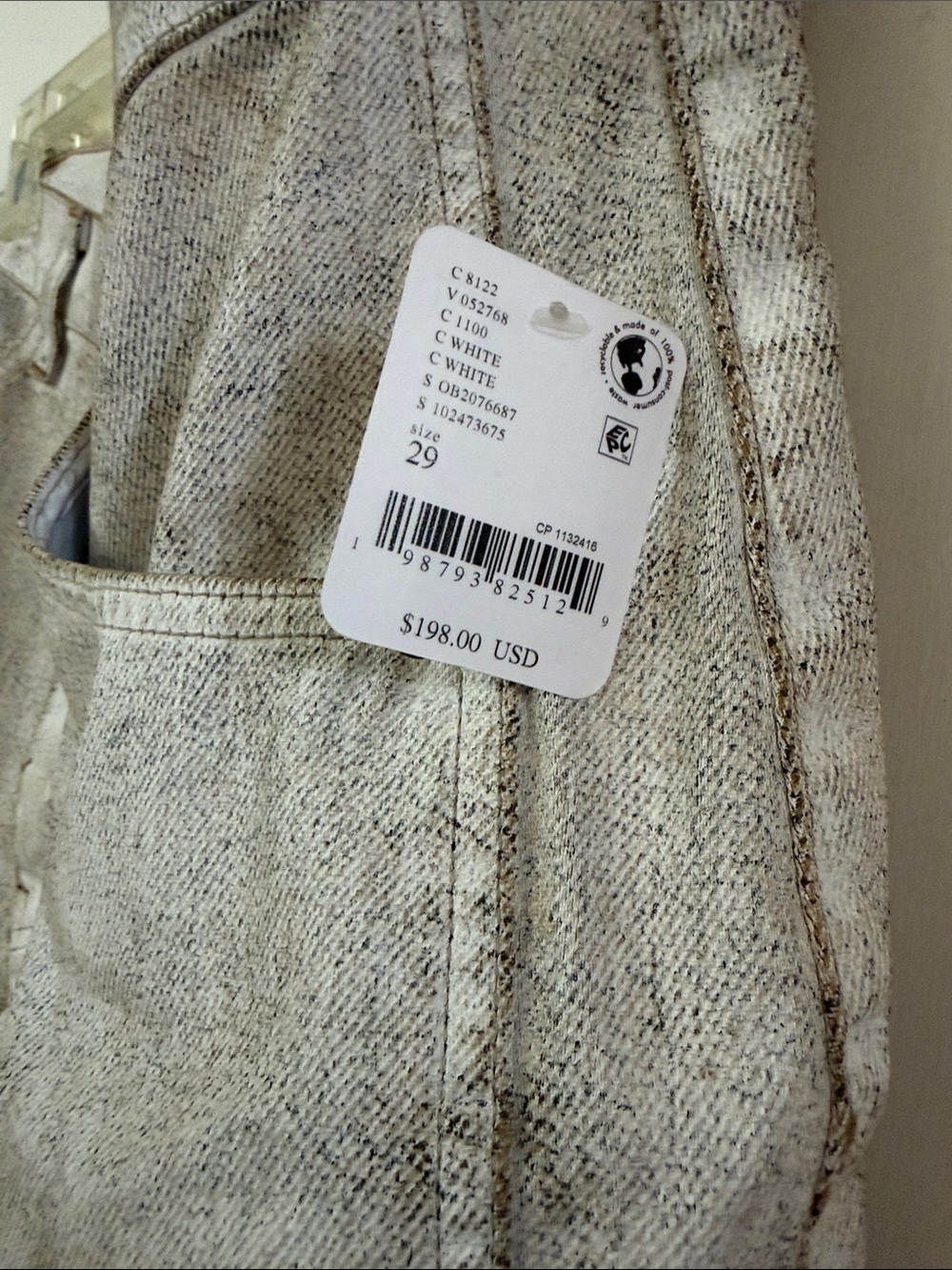 We The Free Free People Good Luck Coated Barrel Jeans - Picture 11 of 13